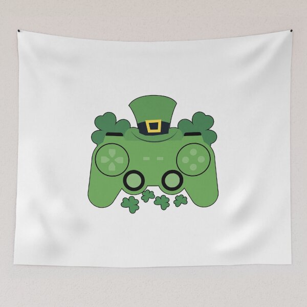 Item preview, St Patrick's Gamer, Video Gamer, Controller designed and sold by EstelleStar.