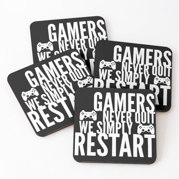 Item preview, Gamers Never Quit We Simply Restart designed and sold by Style2Vie.