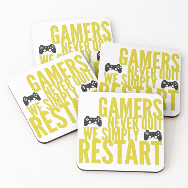 Item preview,  Gamers Never Quit We Simply Restart designed and sold by Style2Vie.