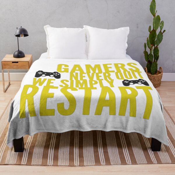 Item preview, Gamers Never Quit We Simply Restart designed and sold by Style2Vie.