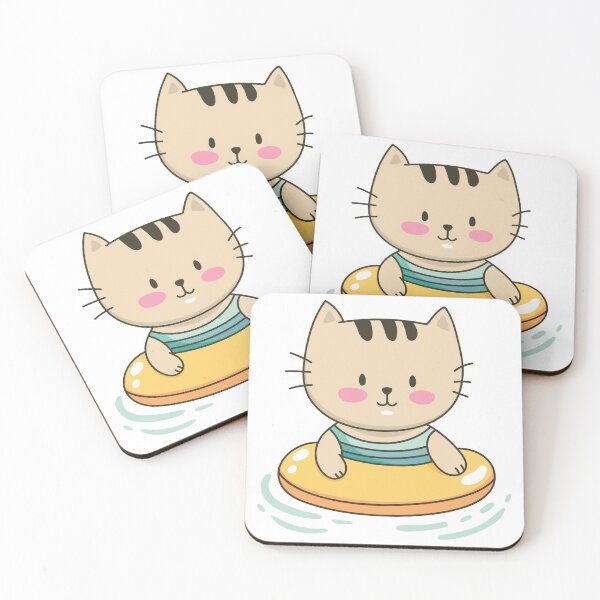 Item preview, Swimming Cat  designed and sold by scaredy-kat.