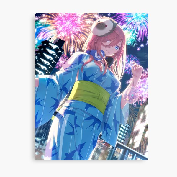 Miku Nakano, Quintessential Quintuplets, Anime Waifu, 5-toubun no Hanayome,  Nino Poster for Sale by boutique shop