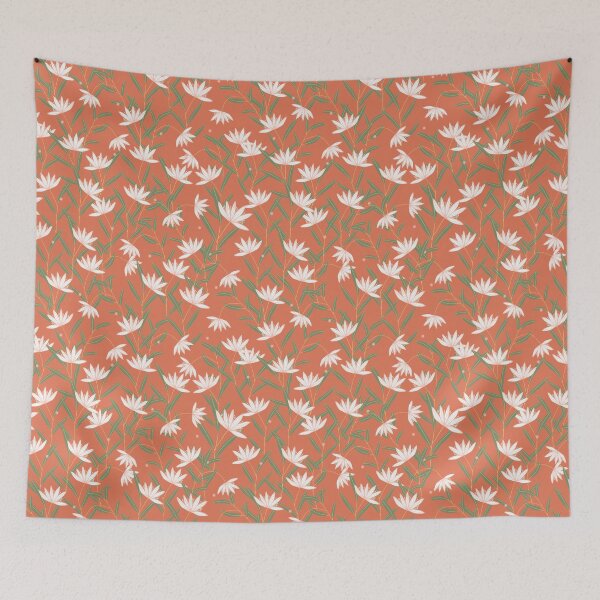 Item preview, Muted floral seamless pattern designed and sold by Reshma Rajagopal.