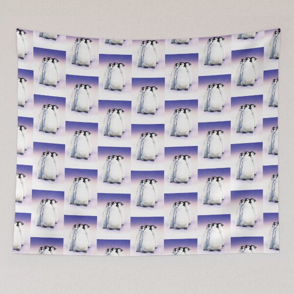 Item preview, Antarctic emperor penguin chicks at Amanda Bay designed and sold by Trish Hart.