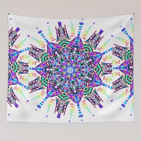 Item preview, Rainbow Light Language Mandala designed and sold by Earthchild8888.