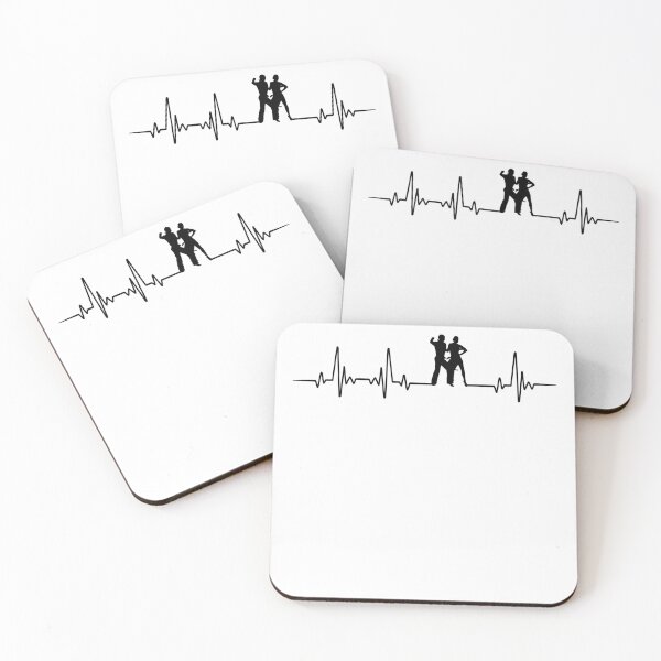 Item preview, SALSA HEARTBEAT BLACK designed and sold by rentcode.