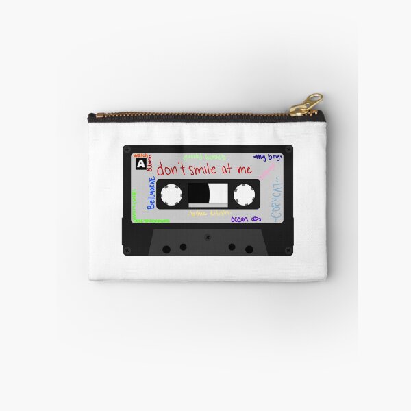 Item preview, don’t smile at me cassette designed and sold by Rachel Cortez.