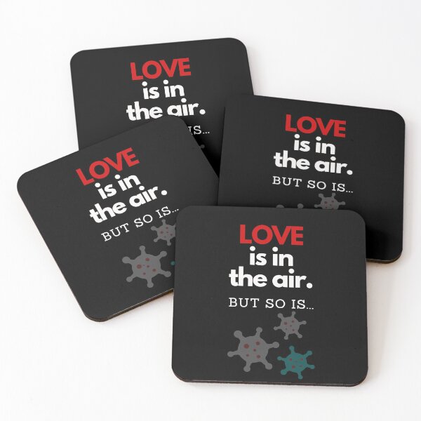 Item preview, love is in the air but so is covid designed and sold by Hey-Nice-Shirt.