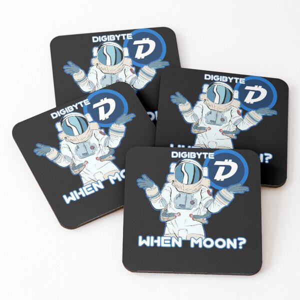 Item preview, Digibyte DGB  When Moon Space Man designed and sold by Bitcoin-Fashion.