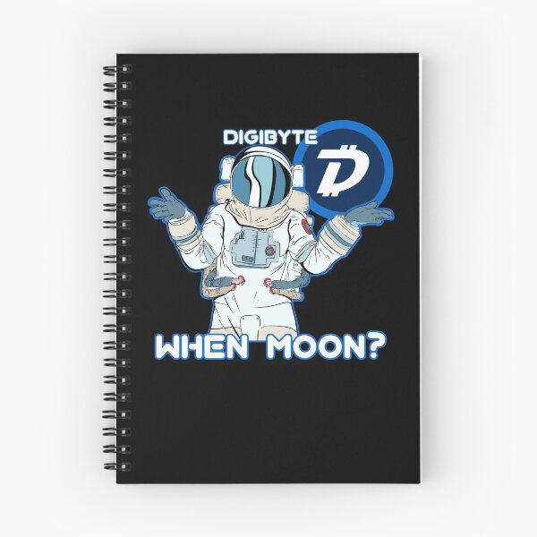 Item preview, Digibyte DGB  When Moon Space Man designed and sold by Bitcoin-Fashion.