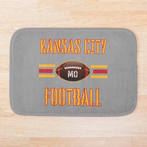 Kansas City Football 2021 v2 (Gray) | Sports Jersey Bath Mat