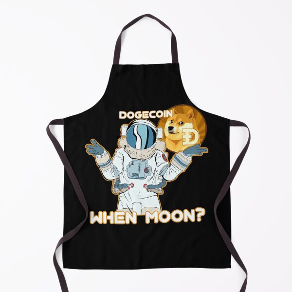 Item preview, Dogecoin DOGE When Moon Space Man designed and sold by Bitcoin-Fashion.