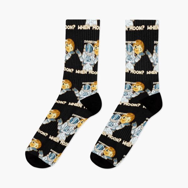 Item preview, Dogecoin DOGE When Moon Space Man designed and sold by Bitcoin-Fashion.