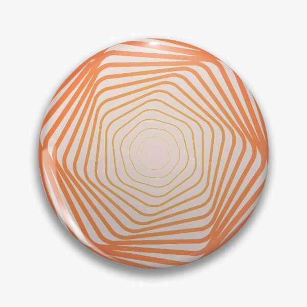 Item preview, Yellow Orange Gradation Hexagon Optical Illusion on Beige Background designed and sold by MarkStudio.