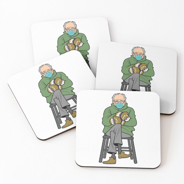 Item preview, Funny Bernie Sanders Sitting with Mittens in the Cold Meme Inauguration designed and sold by Ralphious.