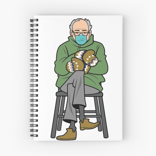 Item preview, Funny Bernie Sanders Sitting with Mittens in the Cold Meme Inauguration designed and sold by Ralphious.