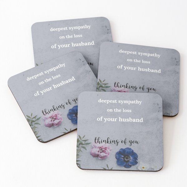 Item preview, Condolence card, Bereavement card, sympathy card, for loss of husband card designed and sold by helkav.