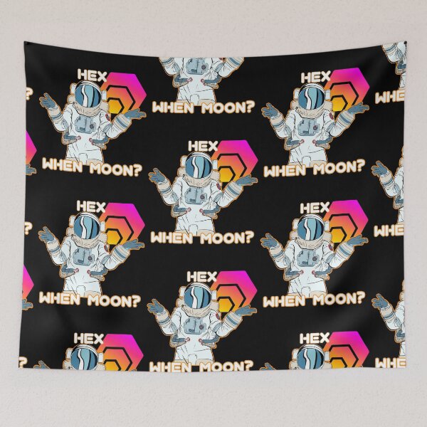 Item preview, HEX  When Moon Space Man designed and sold by Bitcoin-Fashion.
