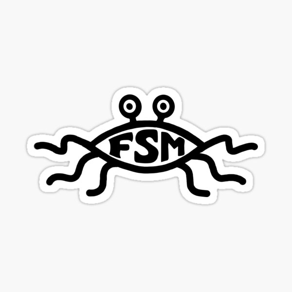Item preview, Flying Spaghetti Monster Logo  designed and sold by KatrinaAnya.