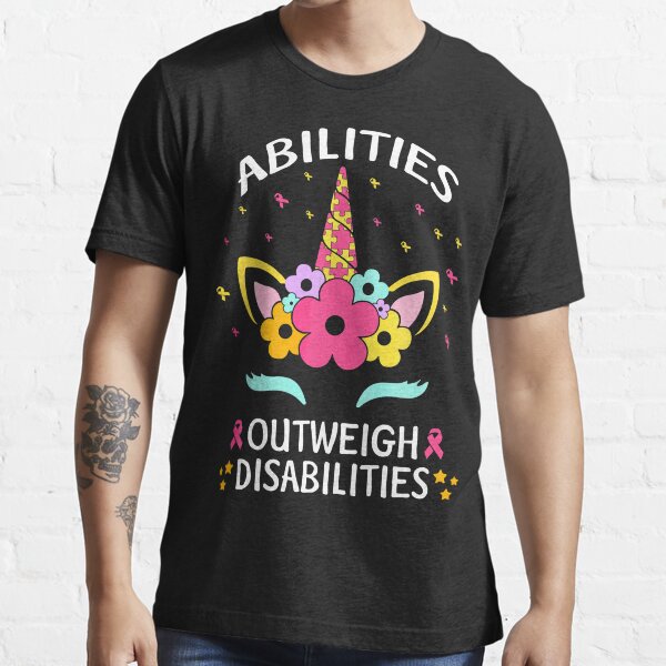 Item preview, Abilities Outweigh Disabilities Unicorn Autism Awareness designed and sold by Alex Cuttell.