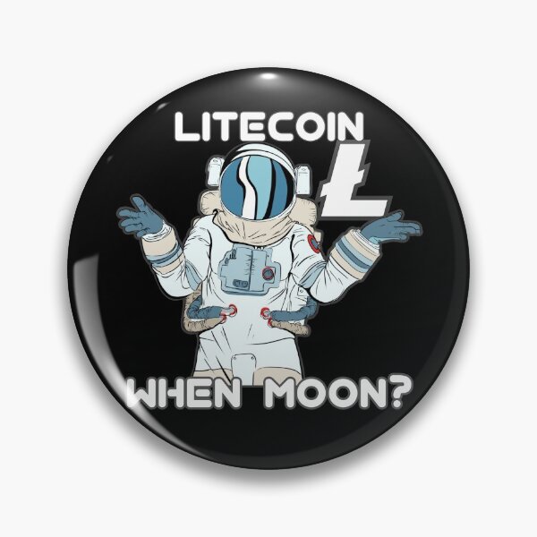 Item preview, Litecoin LTC When Moon Space Man designed and sold by Bitcoin-Fashion.