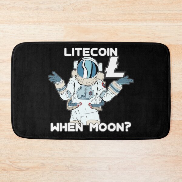 Item preview, Litecoin LTC When Moon Space Man designed and sold by Bitcoin-Fashion.