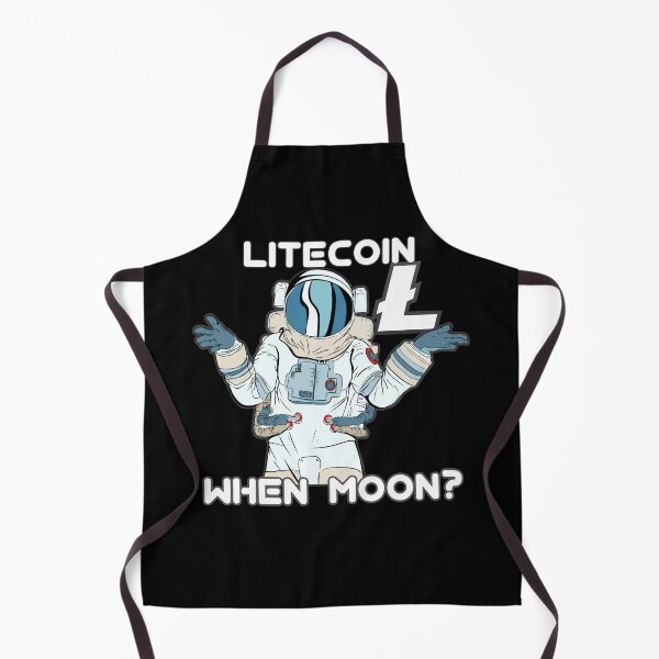Item preview, Litecoin LTC When Moon Space Man designed and sold by Bitcoin-Fashion.