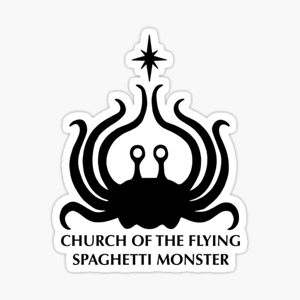 Church Of The Flying Spaghetti Monster Sticker