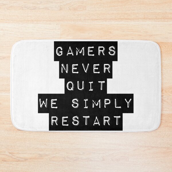 Item preview, Gamers never quit we simply restart designed and sold by Forever-Design.