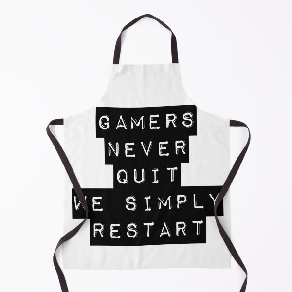 Item preview, Gamers never quit we simply restart designed and sold by Forever-Design.