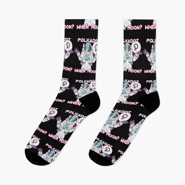 Artikelvorschau, Polkadot DOT Wenn Moon Space Man entworfen und verkauft von Bitcoin-Fashion.