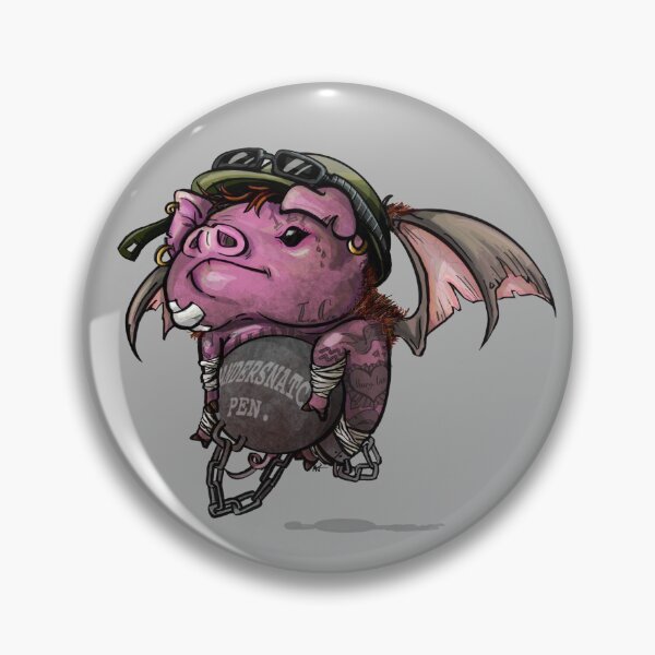 Item preview, Pig with wings  designed and sold by Popkill.