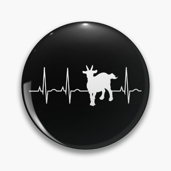 Item preview, Goat Heartbeat EKG Farm Animal Cool Goats designed and sold by zcecmza.