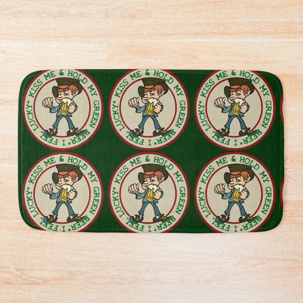 Item preview, I feel lucky, kiss me and hold my green beer designed and sold by sandpiperstudio.