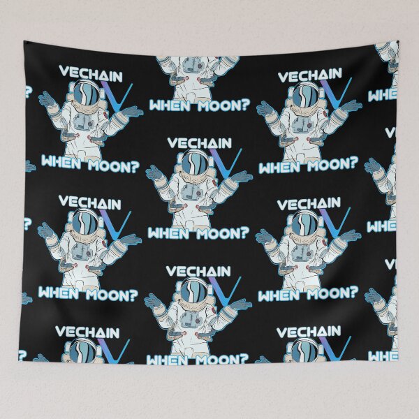 Item preview, VeChain VET When Moon Space Man designed and sold by Bitcoin-Fashion.