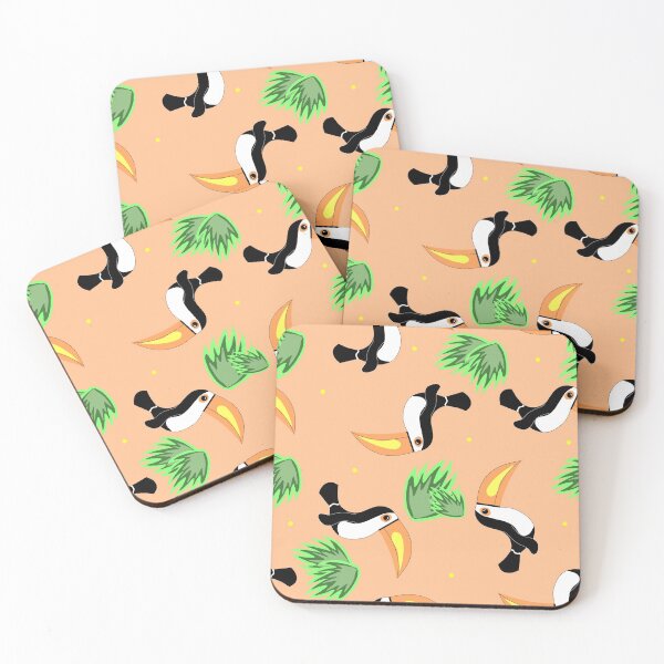 Item preview, Tropical summer toucan pattern designed and sold by Joie-et-Poesie.