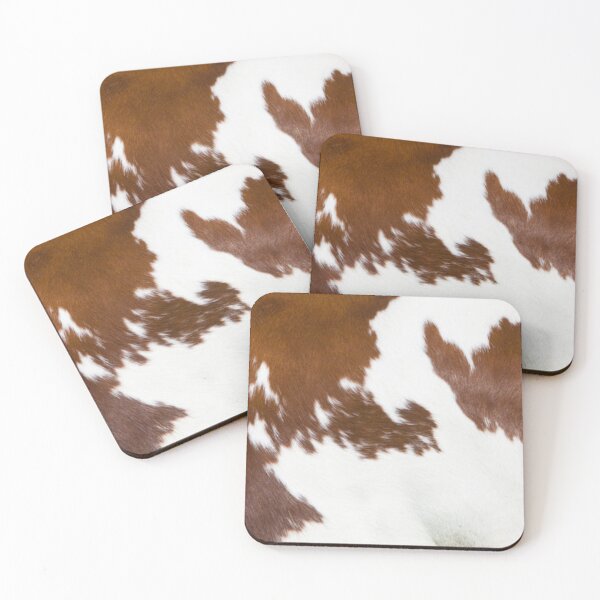 Item preview, Medium Brown Cow Print, Brown Cow Design, Realistic designed and sold by AMS-ART.