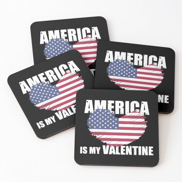 Item preview, America Is My Valentine designed and sold by kickwear-com.