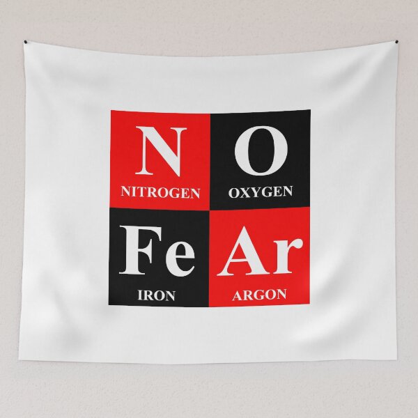 Item preview, No fear Chemistry Pun Periodic Table Science Funny  designed and sold by WarmlyGreetings.