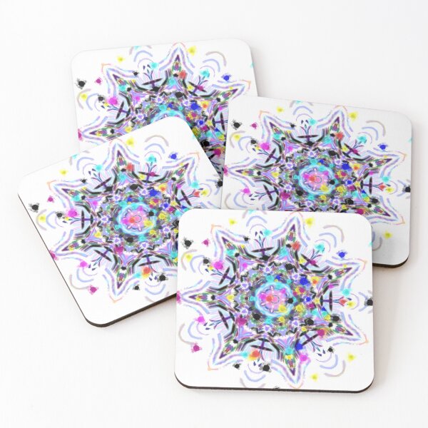 Item preview, Splatter Paint Light Language Mandala designed and sold by Earthchild8888.