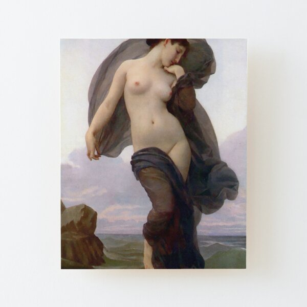 Evening Mood painting by William-Adolphe Bouguereau Wood Mounted Print