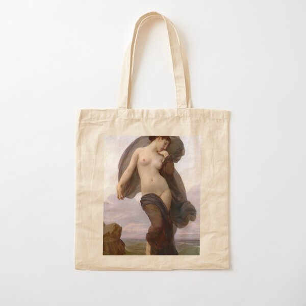 Evening Mood painting by William-Adolphe Bouguereau Cotton Tote Bag