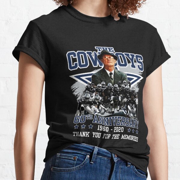 Dallas Cowboys 60 Years 1960-2020 Signatures t-shirt by To-Tee