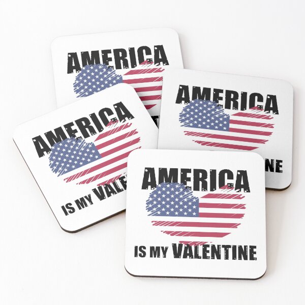 Item preview, America Is My Valentine designed and sold by kickwear-com.