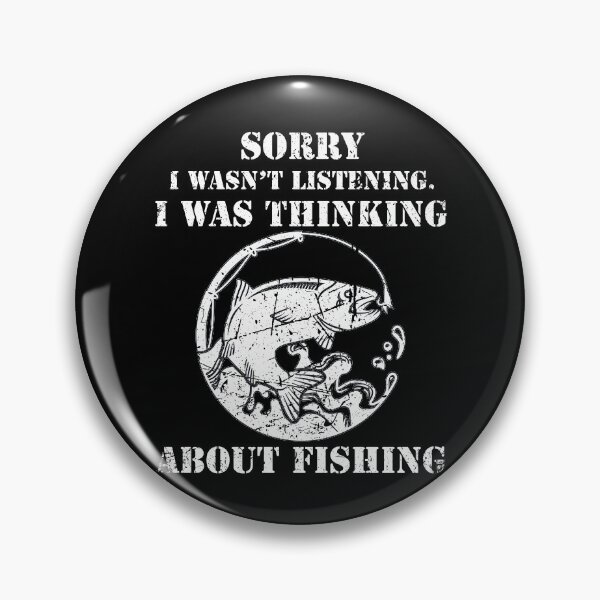 Item preview, Funny Fishing Lover Father Grandfather Sorry I Can't Talk I'm On Another Line designed and sold by 123428094.