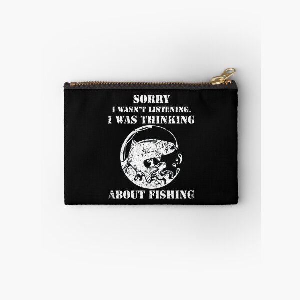 Item preview, Funny Fishing Lover Father Grandfather Sorry I Can't Talk I'm On Another Line designed and sold by 123428094.