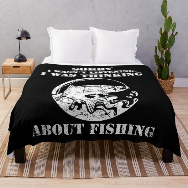 Item preview, Funny Fishing Lover Father Grandfather Sorry I Can't Talk I'm On Another Line designed and sold by 123428094.