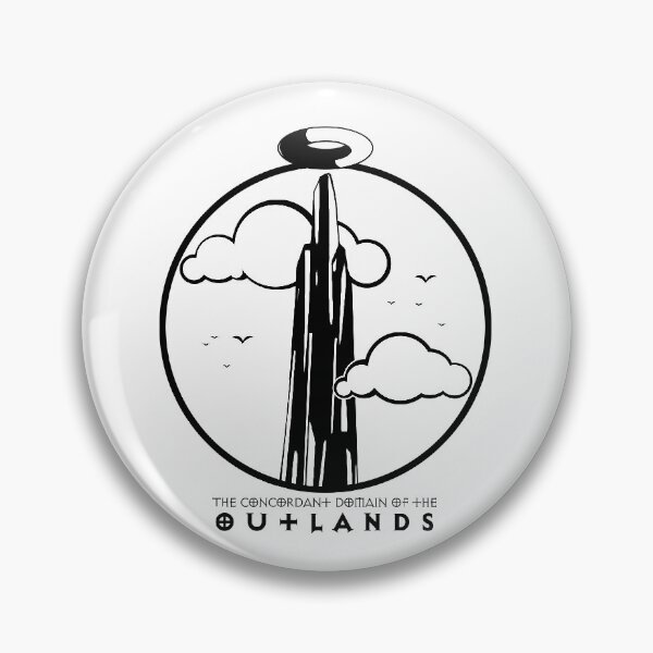 Item preview, The Concordant Domain of the Outlands (Black Graphic) designed and sold by Art by Papikins.