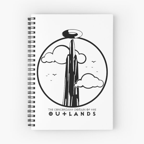 Item preview, The Concordant Domain of the Outlands (Black Graphic) designed and sold by Art by Papikins.