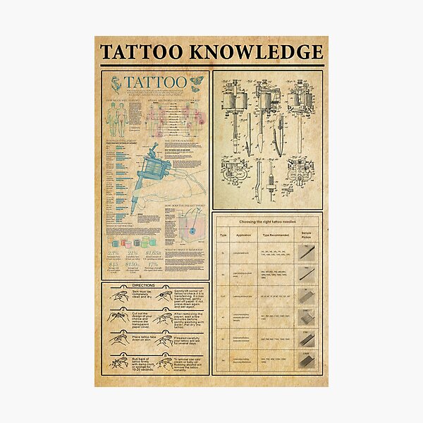 Tattoo Knowledge, Tattoo Lover Photographic Print